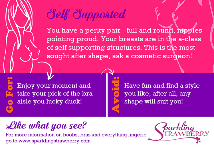 Choosing The Best Bra For Your Breast Shape Infographic Guide